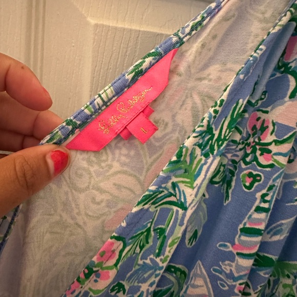 EUC Lilly Pulitzer Parigi skirted romper - Picture 5 of 6